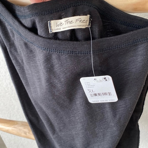 NWT / Free People One Way Or Another One-Shoulder Tank Top / Size XL - Picture 5 of 11